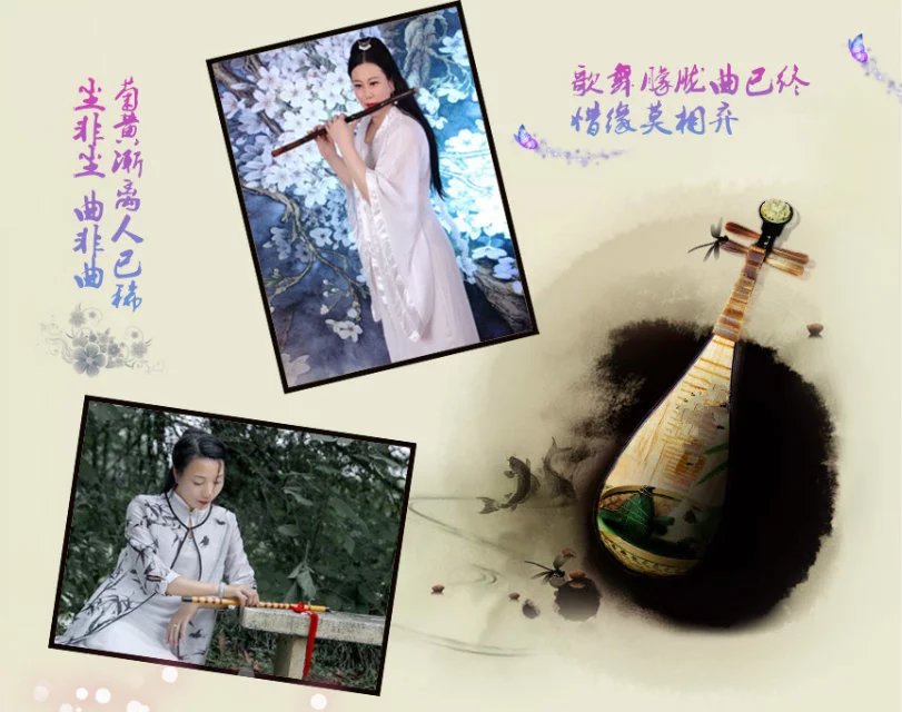 一叶轻舟渡花雨