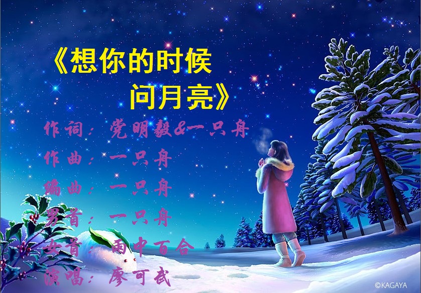 想你的时候问月亮