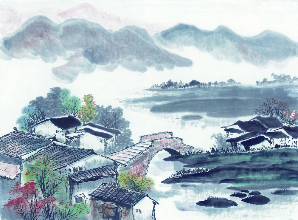 水墨画李芳洲张力庭酷狗qq音乐已